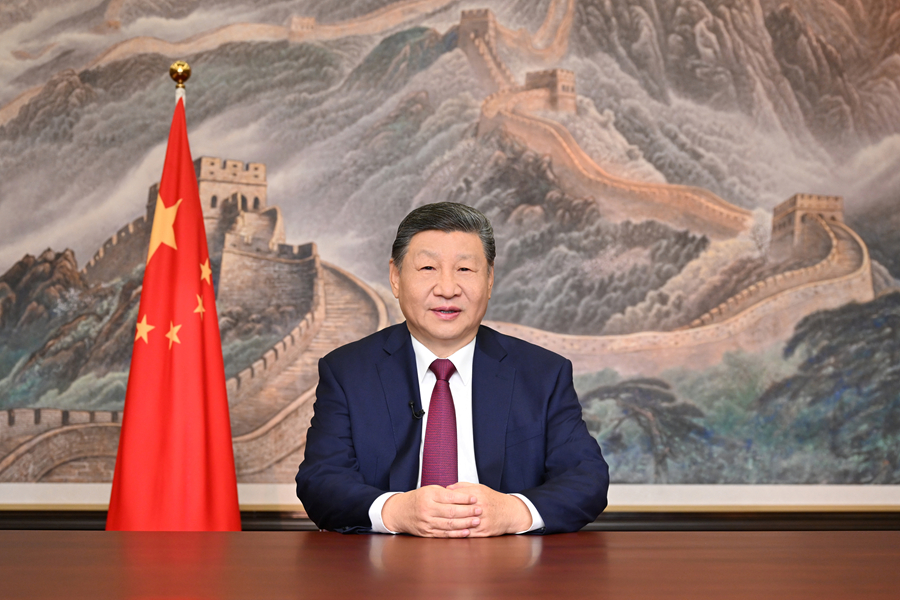<b>國家主席習近平發表二〇二六年新年賀詞</b>